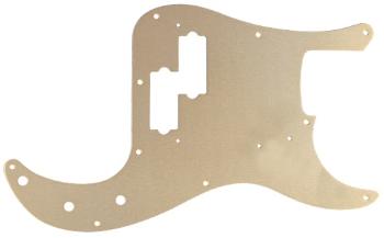 Fender Pickguard, '57 Precision Bass, 10-Hole Mount, Gold Anodized, 1-