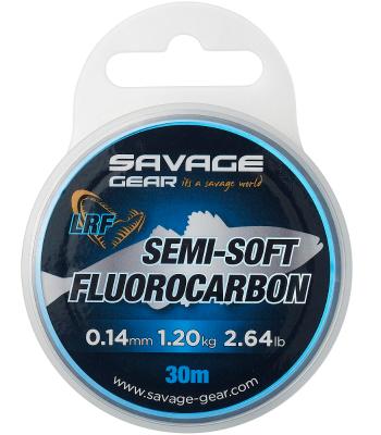Savage gear fluorocarbon semi soft lrf clear 30 m - 0,19 mm 2,22 kg