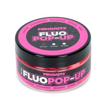 Mikbaits Plovoucí fluo boilie 14mm 150ml - Jahoda  14mm