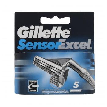 Gillette Sensor Excel 5 ks náhradní břit pro muže poškozená krabička