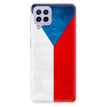 Odolné silikonové pouzdro iSaprio - Czech Flag - Samsung Galaxy A22