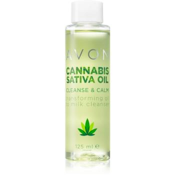 Avon Cannabis Sativa Oil Cleanse & Calm čisticí pleťová emulze s konopným olejem 125 ml