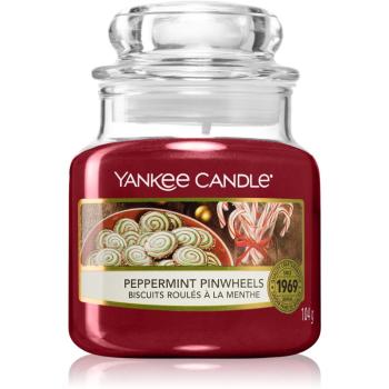 Yankee Candle Peppermint Pinwheels vonná svíčka 104 g