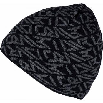 Lewro JEFF Chlapecká pletená čepice, černá, velikost 4-7