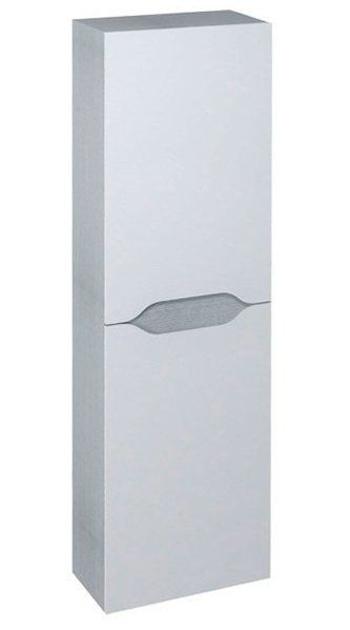 SAPHO WAVE skříňka vysoká 40x140x20cm, levá/pravá, bílá/dub stříbrný WA250-3011
