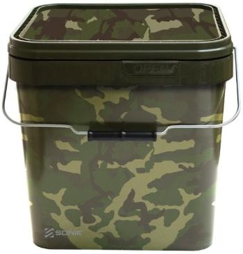 Sonik kbelík camo square bucket - 17 l