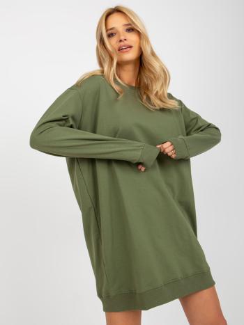 MIKINOVÉ BASIC ŠATY - KHAKI -VI-BL-095.71P-KHAKI Velikost: ONE SIZE