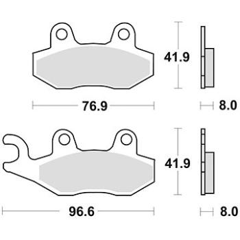 Braking brzdové destičky (sinterová směs CM56) (2ks) M501-270 (M501-270)