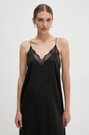 Šaty ZADIG&VOLTAIRE černá barva, maxi, WWDR00727