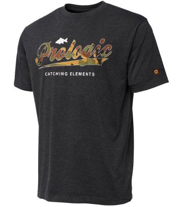 Prologic triko camo logo t shirt grey melange - l