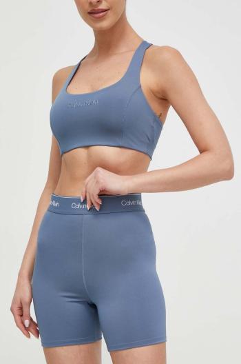 Tréninkové šortky Calvin Klein Performance s potiskem, high waist