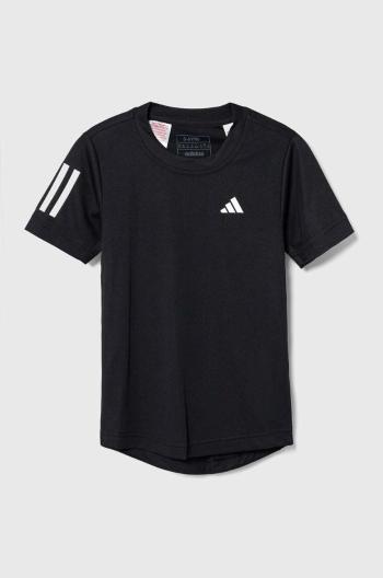 Dětské tričko adidas Performance B CLUB 3STR TEE černá barva, s potiskem, HR4229