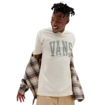 Pánské Tričko Vans VARSITY TYPE SS TEE antique white - 2XL