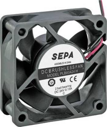 Axiální ventilátor SEPA PLB60A24SE16A PLB60A24SE16A, 24 V/DC, 36 dB, (d x š x v) 60 x 60 x 25 mm