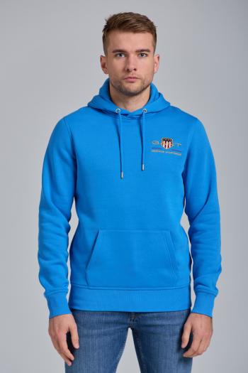 MIKINA GANT MEDIUM ARCHIVE SHIELD HOODIE modrá XXXL