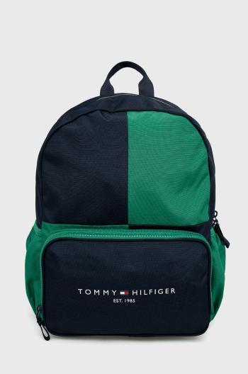 Dětský batoh Tommy Hilfiger zelená barva, malý, vzorovaný