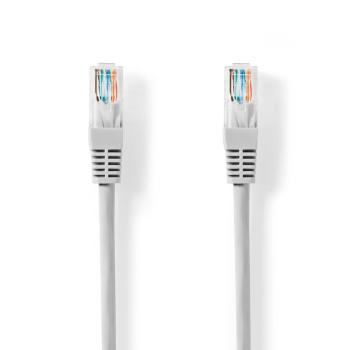 Nedis CCGT85100GY100 - Síťový Kabel Cat 5e UTP | RJ45 (8P8C) Zástrčka – RJ45 (8P8C) Zástrčka | 10 m | Šedý