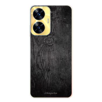 Odolné silikonové pouzdro iSaprio - Black Wood 13 - Realme C55