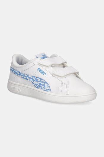 Dětské sneakers boty Puma Smash 3.0 L Icy Monster bílá barva, 397989