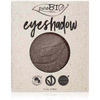 puroBIO Cosmetics Compact Eyeshadows oční stíny náhradní náplň odstín 19 Intense Gray 2,5 g