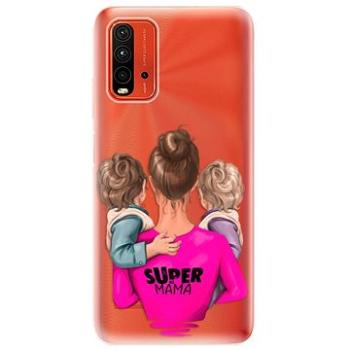 iSaprio Super Mama - Two Boys pro Xiaomi Redmi 9T (smtwboy-TPU3-Rmi9T)
