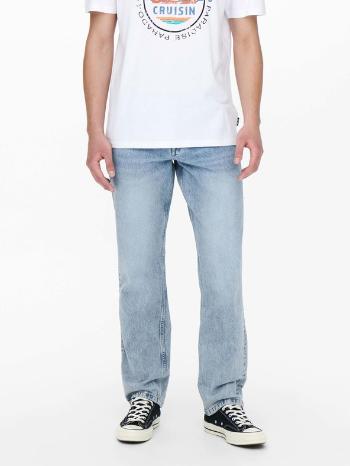 ONLY & SONS Edge Jeans Modrá