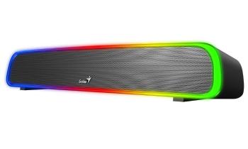 GENIUS reproduktory USB SoundBar 200BT/ Bluetooth/ 3, 5" jack/ 4W/ RGB/ černá