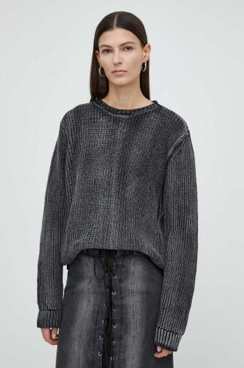 Bavlněný svetr Résumé AtlasRS Knit Pullover Unisex černá barva, 20371116