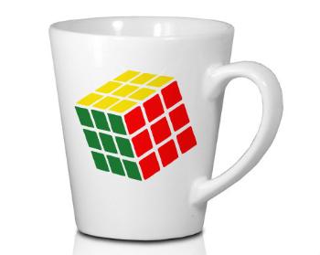 Hrnek Latte 325ml Rubikova kostka