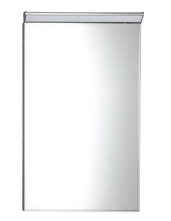 AQUALINE BORA zrcadlo v rámu 400x600mm s LED osvětlením a vypínačem, chrom AL746