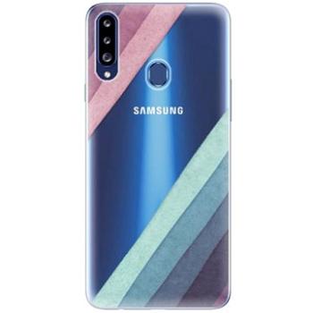 iSaprio Glitter Stripes 01 pro Samsung Galaxy A20s (glist01-TPU3_A20s)