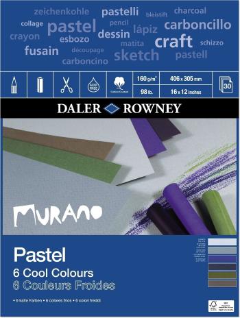 Daler Rowney Murano Pastel Paper 40,6 x 30,5 cm 160 g Cool Colours Skicář