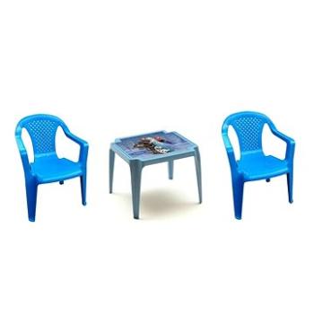 IPAE - sada modrá 2 židličky + stoleček FROZEN (8595105735046)