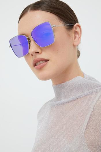 Sluneční brýle Balenciaga dámské, stříbrná barva