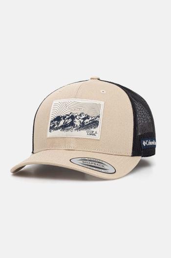 Kšiltovka Columbia Mesh Snap Back béžová barva, s aplikací, 1652541