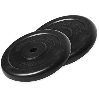 Gorilla Sports Sada zátěžových kotoučů, litina/plast, 30 kg