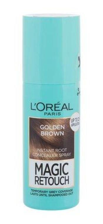 L´Oréal Paris Vlasový korektor šedin a odrostů Magic Retouch (Instant Root Concealer Spray) 75 ml 08 Golden Brown