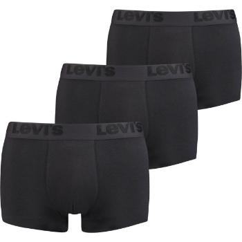 Levi's MEN PREMIUM TRUNK 3P Pánské boxerky, černá, velikost S