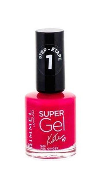 Lak na nehty Rimmel London - Super Gel By Kate , 12ml, 024, Red, Ginger
