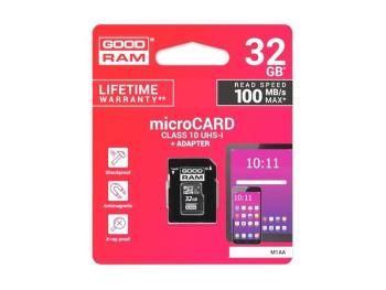 Karta paměťová GOODRAM microSD 32GB s adaptérem