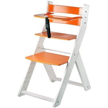 Rostoucí židle Wood Partner Luca Kombi Barva: bílá/oranžová (8592927751674)