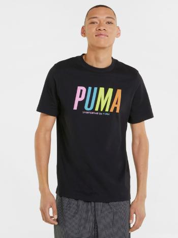 Puma Graphic Triko Černá