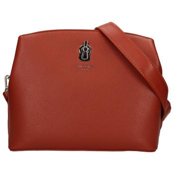 Dámská crossbody kabelka David Jones Karmen - červeno-hnědá