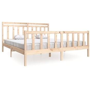 Rám postele masivní dřevo 180 × 200 cm Super King, 3100973 (3100973)