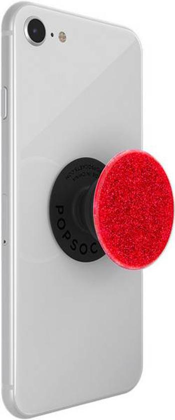 Stojan na mobilní telefon POPSOCKETS Glitter Red N/A, červená, třpytivý efekt