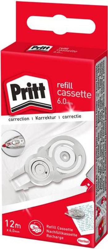 Pritt refill cassette doplňovací kazeta do korekčního válečku, 6 mm, 12 m, bílá, 1 ks