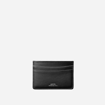 A.P.C. Porte Cartes Andre PXAWV-H63028 BLACK