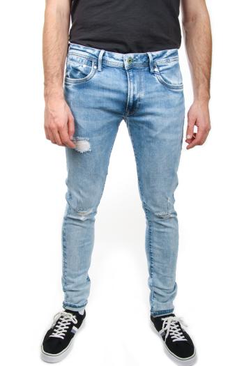 Pepe Jeans pánské světle modré džíny Stanley - 33/34 (000)