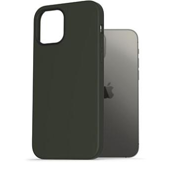 AlzaGuard Magnetic Silicone Case pro iPhone 12 / 12 Pro zelené (AGD-PCMS002E)