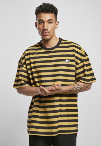 Starter Small Stripes Tee stategrey/goldensand - S